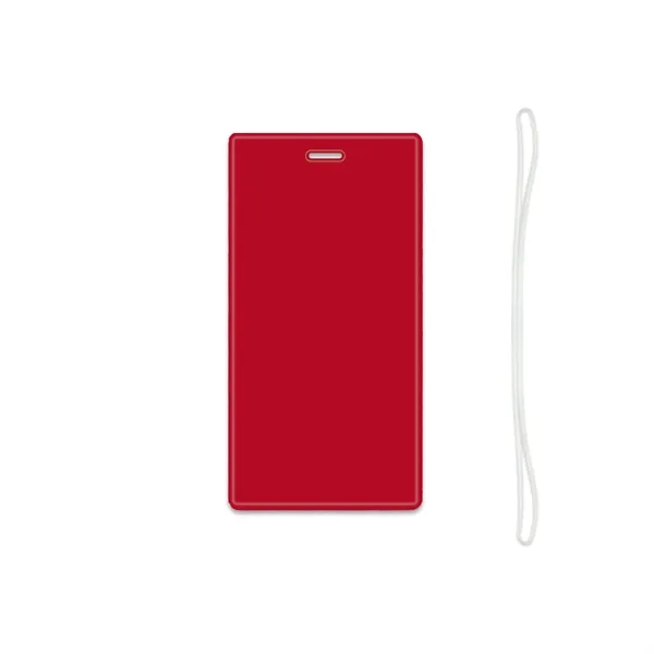 Red color option for Reflective Luggage Tag