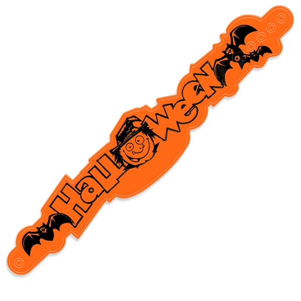 Fluorescent Orange color option for Reflective Halloween Wristlet®