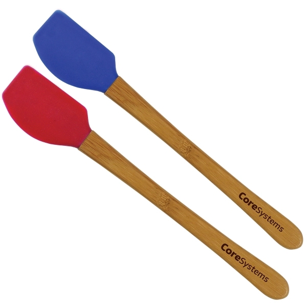 Royal Blue-Bamboo color option for Spatula Mini Tensil