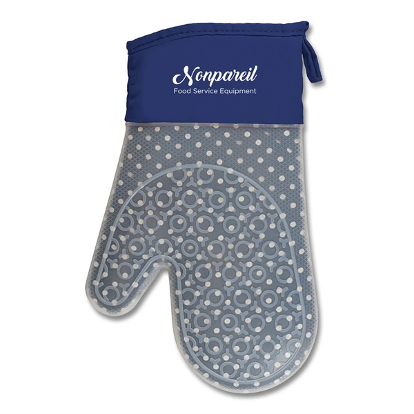 Royal Blue color option for Pattern Play Silicone Oven Mitt