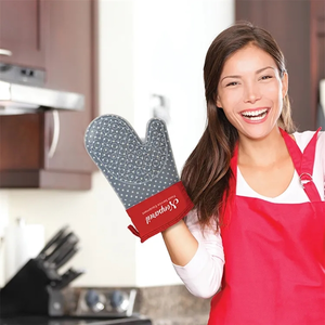 Photo of Pattern Play Silicone Oven Mitt