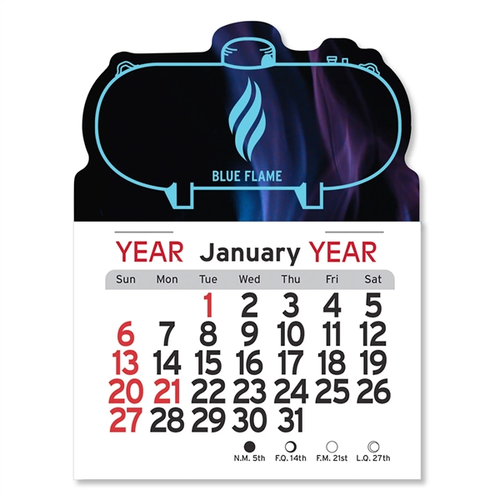 Main photo of Adhesive Peel N Stick® Calendar   Propane Tank
