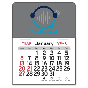 Photo of Adhesive Peel N Stick® Calendar   Rectangle