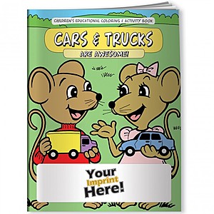 Photo of Coloring Book   Cars And Trucks Are Awesome!