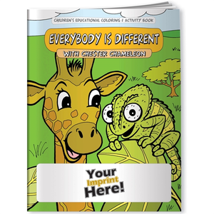 Photo of Coloring Book   Differences, Everybody Is Different With Chester Chameleon