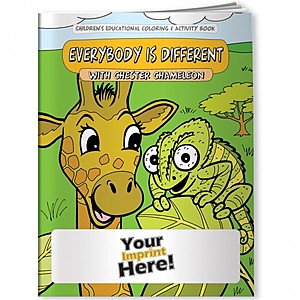 Photo of Coloring Book   Differences, Everybody Is Different With Chester Chameleon