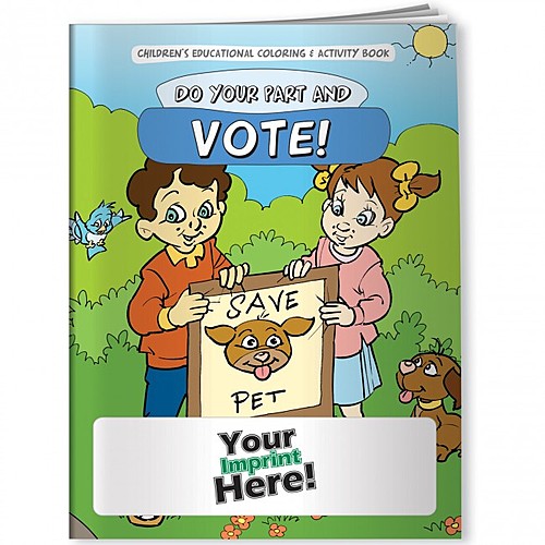 Main photo of Coloring Book   Do Your Part & Vote