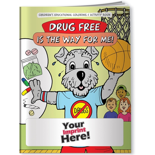 Main photo of Coloring Book   Drug Free Is The Way For Me!