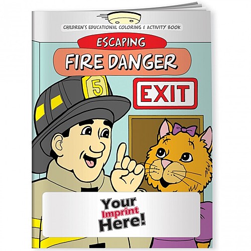 Main photo of Coloring Book   Escaping Fire Danger