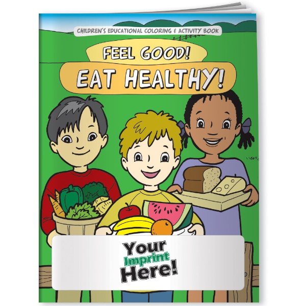 Multicolor color option for Coloring Book   Feel Good! Eat Healthy!