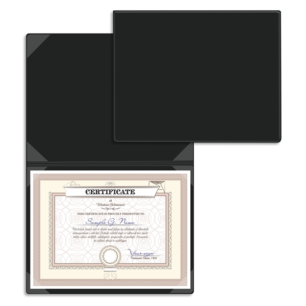Black color option for Certificate/Diploma Holders   8 Corners
