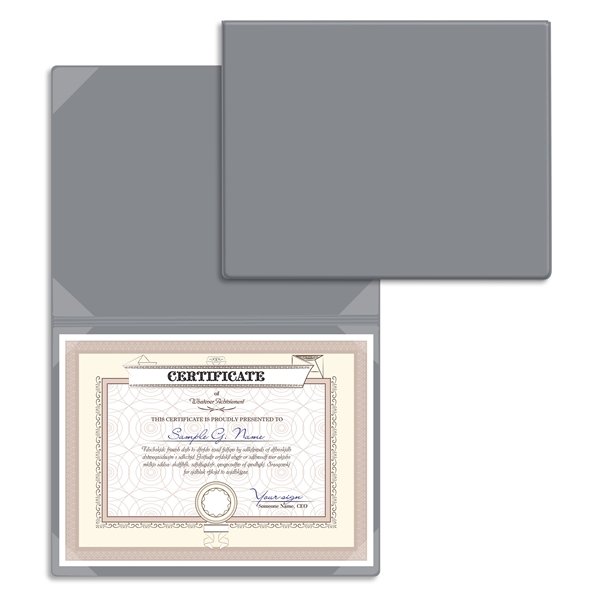 Gray 9 color option for Certificate/Diploma Holders   8 Corners
