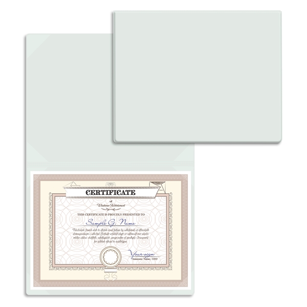 White color option for Certificate/Diploma Holders   8 Corners