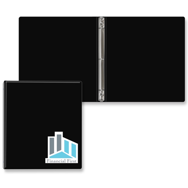 Black color option for 1/2" Express Round Ring Binder