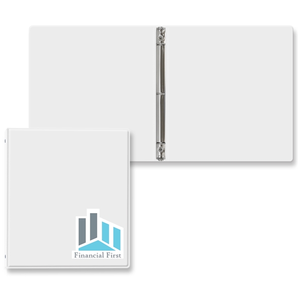 White color option for 1/2" Express Round Ring Binder