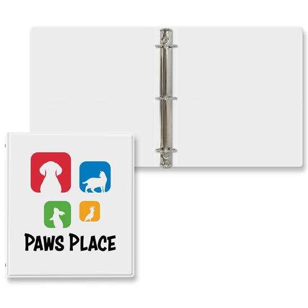 White color option for 1 1/2" Express Round Ring Binder