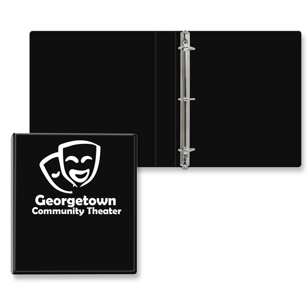 Black color option for 1" Express Angle D Ring Binder