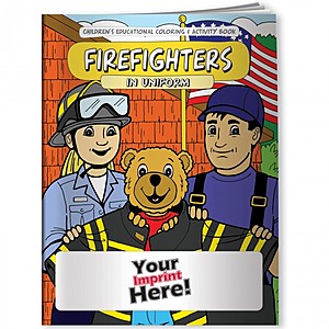 Photo of Coloring Book   Firefighters In Uniform