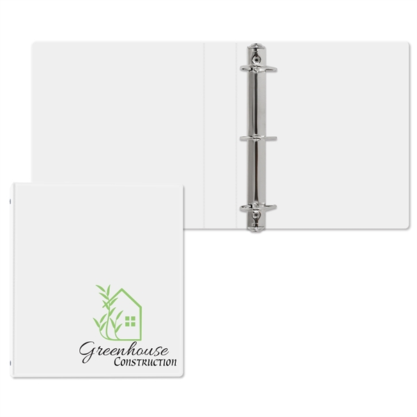 White color option for 1 1/2" Express Angle D Ring Binder