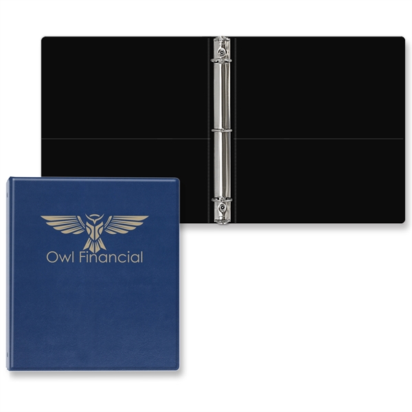 Blue color option for 1" Signature Round Ring Binder