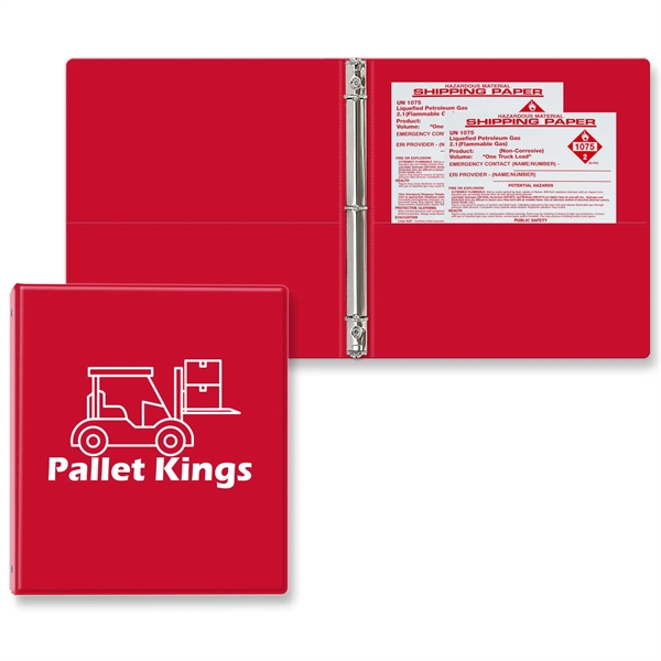 Red color option for 3/4" Classic Round Ring Binder
