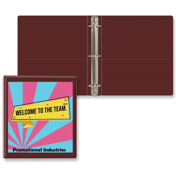 Burgundy color option for 1 1/2" Classic Round Ring Binder