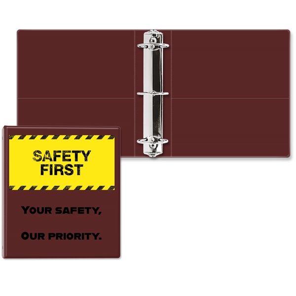 Burgundy color option for 2 1/2" Classic Round Ring Binder