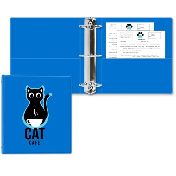Bright Blue color option for 3" Classic Round Ring Binder