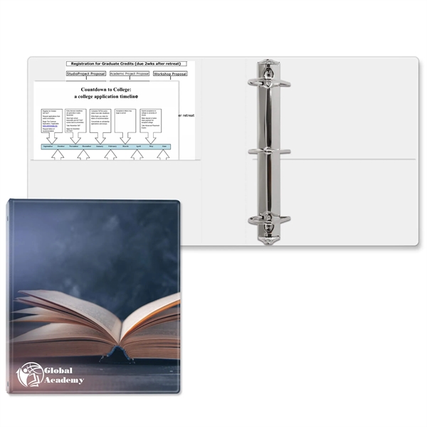 White color option for 2" Classic Angle D Ring Binder