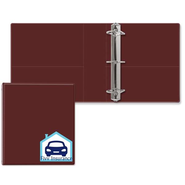Burgundy color option for 2 1/2" Classic Angle D Ring Binder