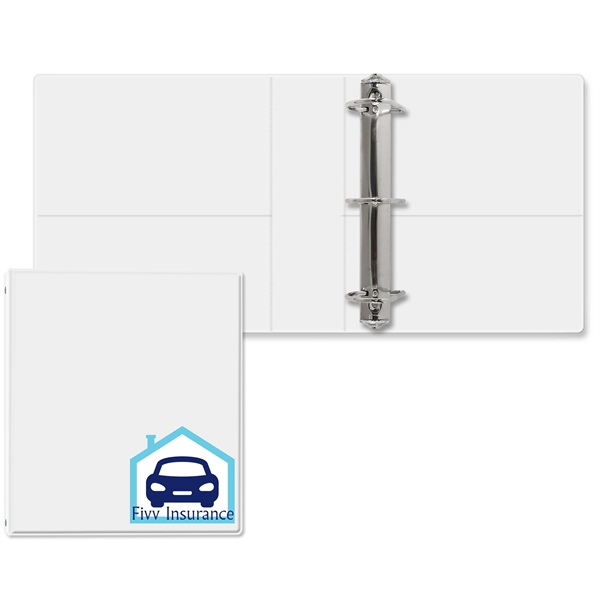 White color option for 2 1/2" Classic Angle D Ring Binder