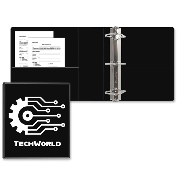 Black color option for 3" Classic Angle D Ring Binder