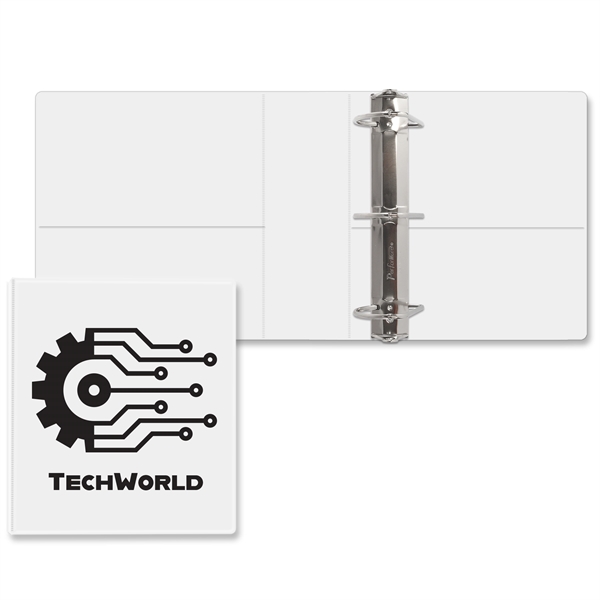 White color option for 3" Classic Angle D Ring Binder