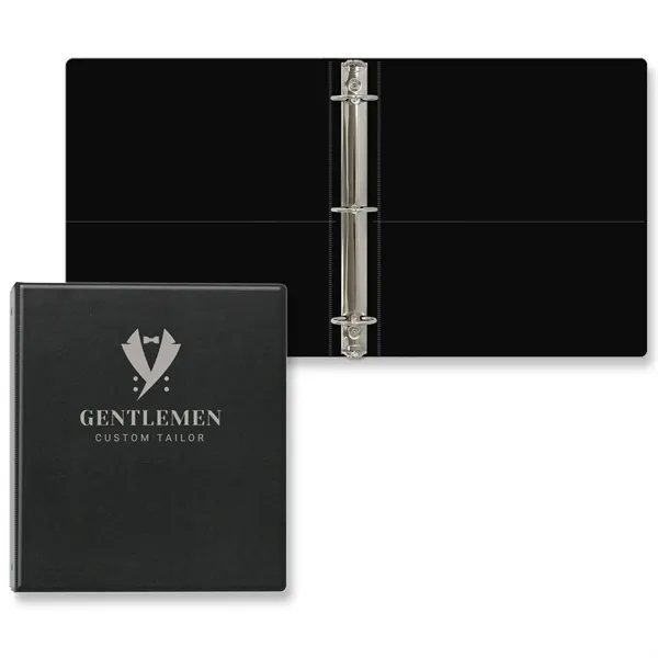 Black color option for 1 1/2" Signature Round Ring Binder