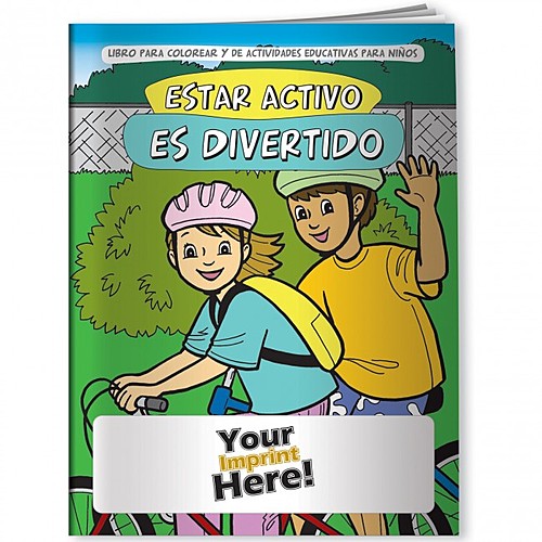 Main photo of Coloring Book   Fitness Is Fun (Spanish)