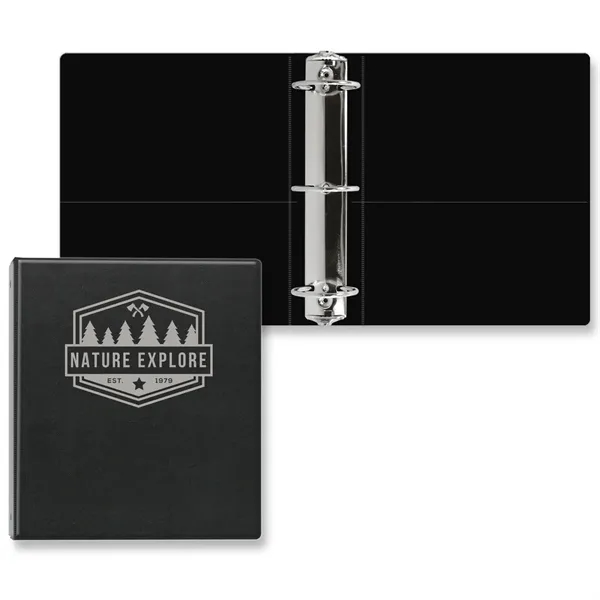 Executive Black color option for 2 1/2" Signature Round Ring Binder