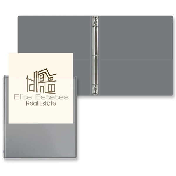 Gray color option for 1/2" Overlay Round Ring Binder
