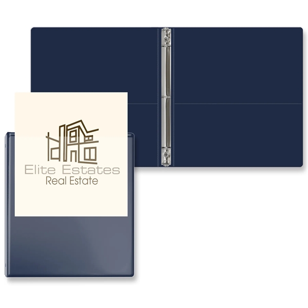 Navy Blue color option for 1/2" Overlay Round Ring Binder