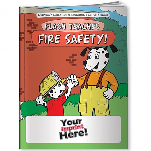 Main photo of Coloring Book   Flash Teaches Fire Safety!