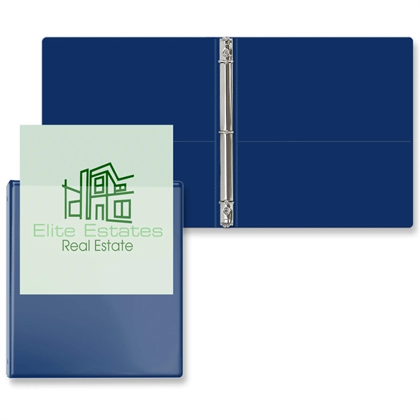 Royal Blue color option for 3/4" Overlay Round Ring Binder