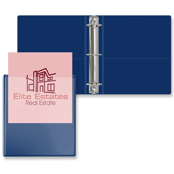 Royal Blue color option for 2" Overlay Round Ring Binder