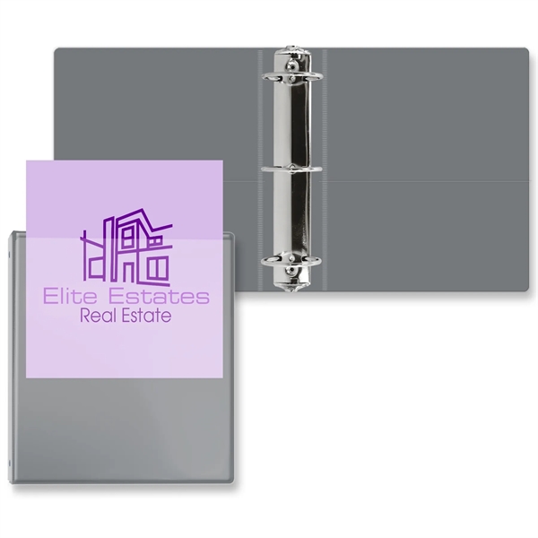 Gray color option for 2 1/2" Overlay Round Ring Binder
