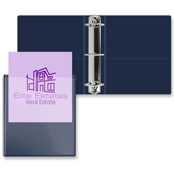 Navy Blue color option for 2 1/2" Overlay Round Ring Binder