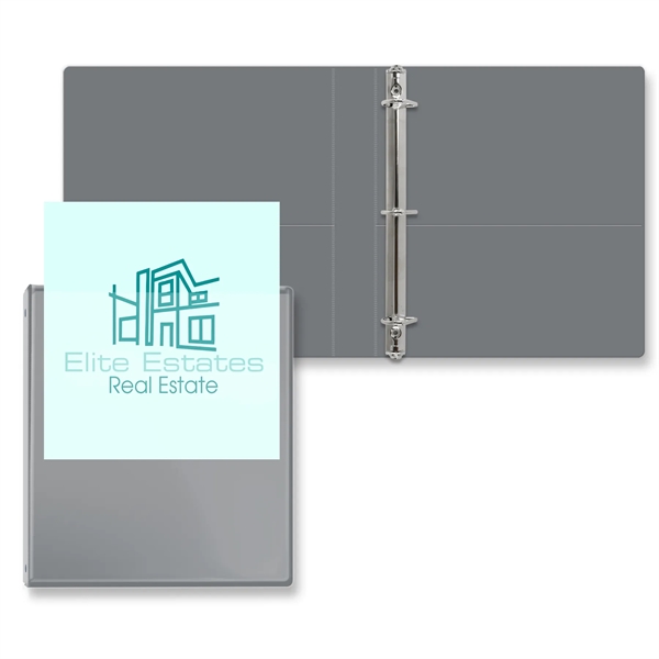 Gray color option for 1" Overlay Angle D Ring Binder