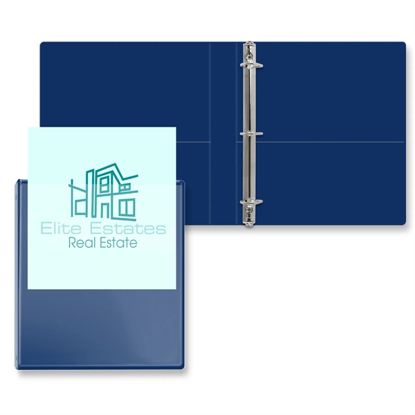 Royal Blue color option for 1" Overlay Angle D Ring Binder