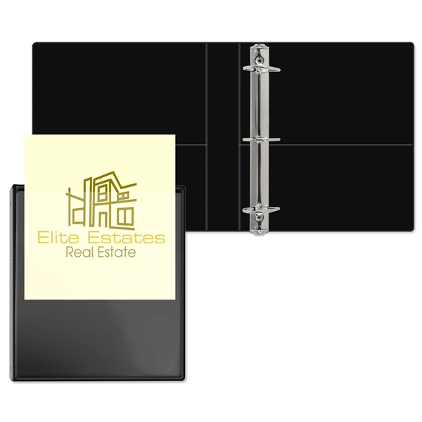 Black color option for 1 1/2" Overlay Angle D Ring Binder