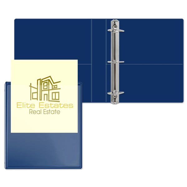 Royal Blue color option for 1 1/2" Overlay Angle D Ring Binder