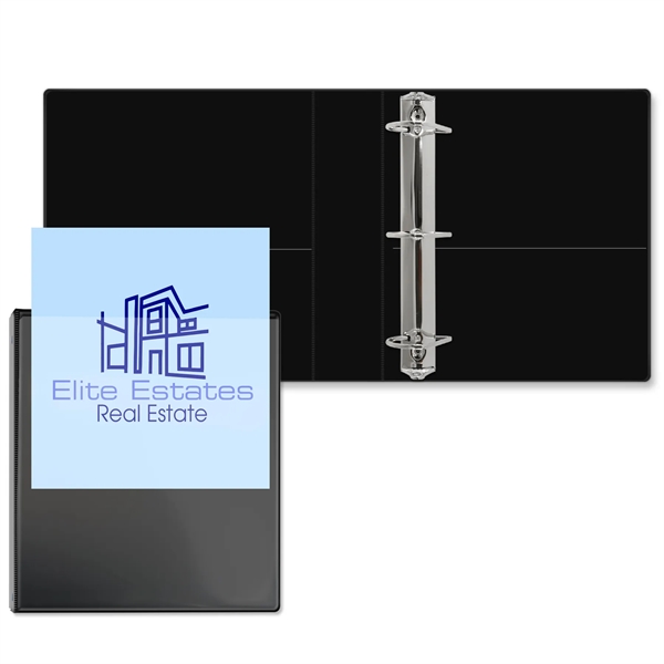 Black color option for 2" Overlay Angle D Ring Binder