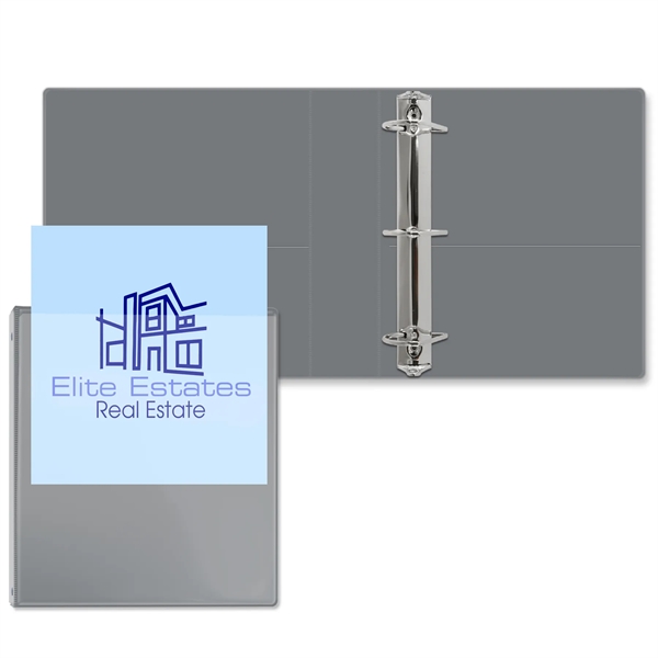 Gray color option for 2" Overlay Angle D Ring Binder