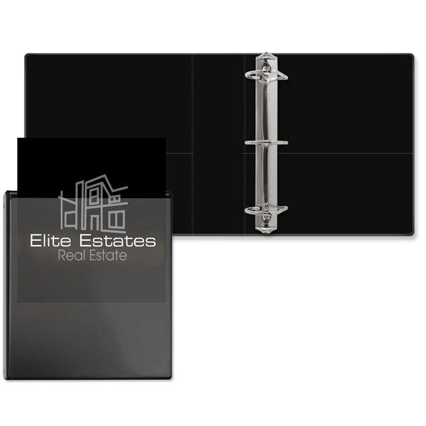 Black color option for 2 1/2" Overlay Angle D Ring Binder